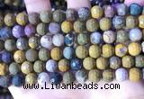 COS311 15.5 inches 8mm faceted round ocean jasper beads