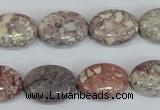 COT09 15.5 inches 13*18mm oval osmanthus stone beads wholesale