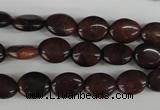 COV11 15.5 inches 8*10mm oval red tiger eye beads wholesale