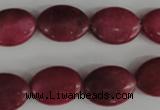 COV123 15.5 inches 13*18mm oval candy jade beads wholesale