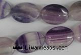 COV135 15.5 inches 13*18mm oval fluorite gemstone beads wholesale