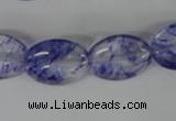 COV143 15.5 inches 13*18mm oval watermelon blue beads wholesale