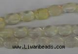 COV41 15.5 inches 8*10mm oval watermelon yellow beads wholesale