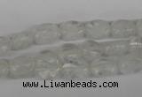 COV43 15.5 inches 8*10mm oval watermelon white beads wholesale