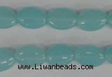 COV61 15.5 inches 10*14mm oval candy jade beads wholesale