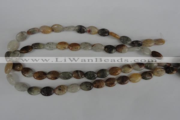 COV80 15.5 inches 10*14mm oval agate gemstonebeads wholesale