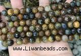 CPB1065 15.5 inches 4mm faceted round natural pietersite beads