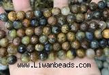 CPB1067 15.5 inches 8mm faceted round natural pietersite beads