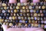 CPB1081 15.5 inches 6mm faceted round pietersite gemstone beads