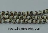 CPB644 15.5 inches 12mm round Painted porcelain beads