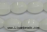 CPB72 15.5 inches 15*20mm rice white porcelain beads wholesale