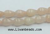 CPI01 15.5 inches 8*12mm teardrop pink aventurine jade beads