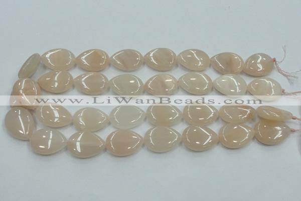 CPI05 15.5 inches 18*25mm flat teardrop pink aventurine jade beads