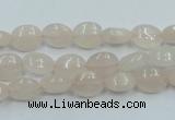 CPI07 15.5 inches 8*10mm oval pink aventurine jade beads wholesale