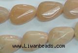 CPI104 15.5 inches 15*20mm nuggets pink aventurine jade beads