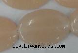 CPI153 15.5 inches 25*35mm oval pink aventurine jade beads