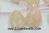 CPI16 15.5 inches 18*25mm briolette pink aventurine jade beads