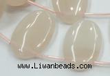 CPI17 15.5 inches 20*30mm top-drilled oval pink aventurine jade beads