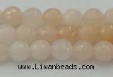 CPI210 15.5 inches 4mm faceted round pink aventurine jade beads