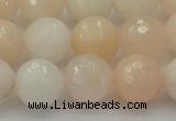 CPI213 15.5 inches 10mm faceted round pink aventurine jade beads