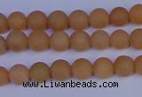 CPI301 15.5 inches 6mm round matte red aventurine beads wholesale