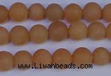 CPI302 15.5 inches 8mm round matte red aventurine beads wholesale