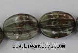 CPJ372 15.5 inches 25*28mm starfruit picasso jasper gemstone beads