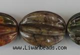 CPJ373 15.5 inches 25*32mm starfruit picasso jasper gemstone beads