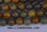 CPJ451 15.5 inches 6mm round wildhorse picture jasper beads