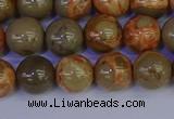 CPJ463 15.5 inches 10mm round African picture jasper beads