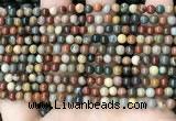 CPJ480 15.5 inches 4mm round polychrome jasper beads wholesale