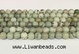 CPJ702 15.5 inches 8mm round greeting pine jasper beads