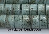 CPL105 15.5 inches 5*8mm wheel linden beads wholesale