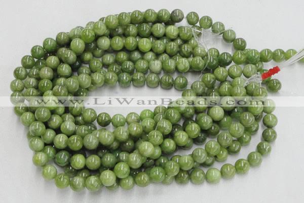 CPO04 15.5 inches 12mm round olivine gemstone beads wholesale