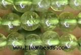 CPO130 15.5 inches 5mm round natural peridot beads wholesale