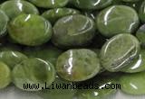 CPO14 15.5 inches 13*18mm oval olivine gemstone beads wholesale