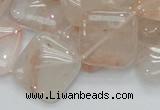 CPQ09 15.5 inches 20*20mm diamond natural pink quartz beads