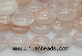 CPQ10 15.5 inches 10*14mm oval natural pink quartz beads wholesale