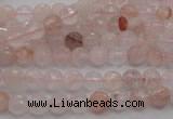 CPQ202 15.5 inches 6mm faceted round natural pink quartz beads