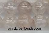 CPQ252 15.5 inches 8mm round natural pink quartz beads wholesale