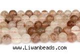 CPQ344 15.5 inches 12mm round pink quartz gemstone beads