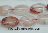 CPQ45 15.5 inches 13*18mm oval natural pink quartz beads