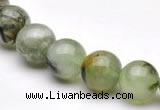 CPR03 AB grade natural prehnite 10mm round beads Wholesale