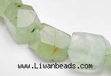 CPR20 A grade freeform natural Prehnite gemstone beads