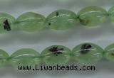 CPR208 15.5 inches 10*14mm rice natural prehnite beads wholesale