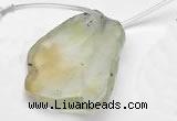 CPR22 Freeform A- grade natural Prehnite gemstone beads wholesal