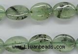 CPR222 15.5 inches 12*16mm oval natural prehnite beads wholesale