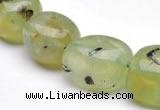 CPR23 A grade 12*18mm pebble shape natural Prehnite stone beads