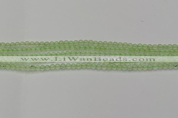 CPR321 15.5 inches 4mm round natural prehnite gemstone beads