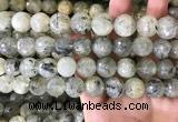 CPR355 15.5 inches 14mm faceted round prehnite beads wholesale